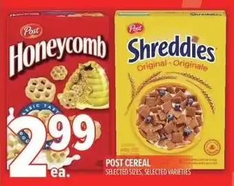 Metro Post Cereal offer