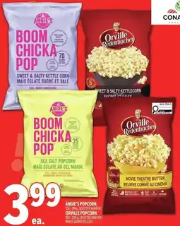 Metro Angie's popcorn or Orville popcorn offer