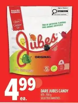 Metro Dare jubes candy offer