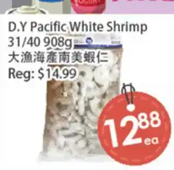 Fresh Palace Supermarket D.Y Pacific White Shrimp offer