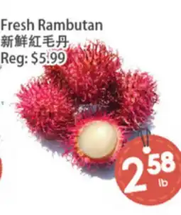 Fresh Palace Supermarket Fresh Rambutan offer