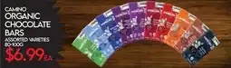 Fiesta Farms CAMINO ORGANIC CHOCOLATE BARS offer