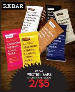 Fiesta Farms RX BAR PROTEIN BARS offer