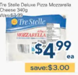 Oceans Fresh Food Market Tre Stelle Deluxe Pizza Mozzarella Cheese offer