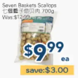 Oceans Fresh Food Market Seven Baskets Scallops offer
