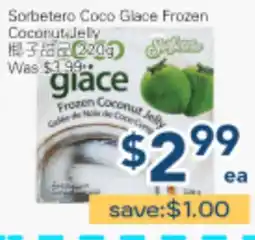 Oceans Fresh Food Market Sorbetero Coco Glace Frozen Coconut Jelly offer