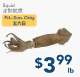 Oceans Fresh Food Market Squid offer