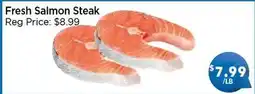 Blue Sky Supermarket Fresh Salmon Steak offer