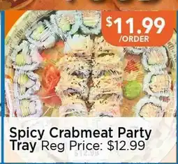 Blue Sky Supermarket Spicy Crabmeat Party Tray offer