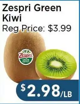 Blue Sky Supermarket Zespri Green Kiwi offer