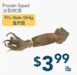 Oceans Fresh Food Market Frozen Squid offer