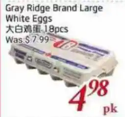 Tone Tai Supermarket Gray Ridge Brand Large White Eggs offer