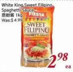 Tone Tai Supermarket White King Sweet Filipino Spaghetti Sauce offer