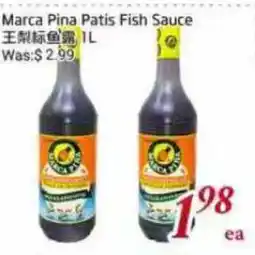 Tone Tai Supermarket Marca Pina Patis Fish Sauce offer