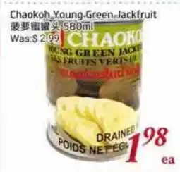 Tone Tai Supermarket Chaokoh Young-Green Jackfruit offer