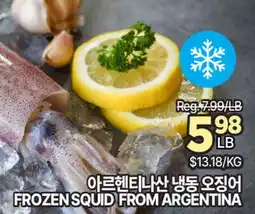 H-Mart FROZEN SQUID FROM ARGENTINA offer