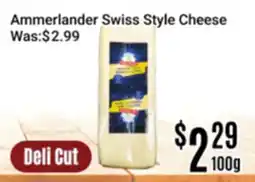Nations Fresh Foods Ammerlander Swiss Style Cheese offer