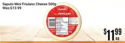 Nations Fresh Foods Saputo Mini Friulano Cheese offer