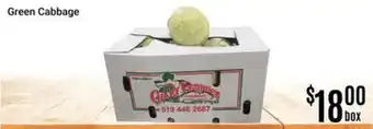 Nations Fresh Foods Green Cabbage offer