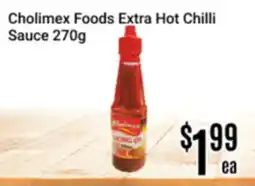 Nations Fresh Foods Cholimex Foods Extra Hot Chilli Sauce offer