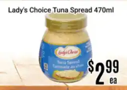 Nations Fresh Foods Lady's Choice Tuna Spread offer