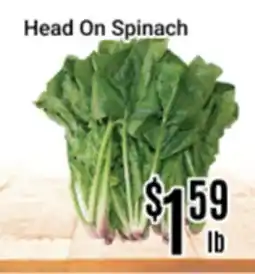 Nations Fresh Foods Head On Spinach offer