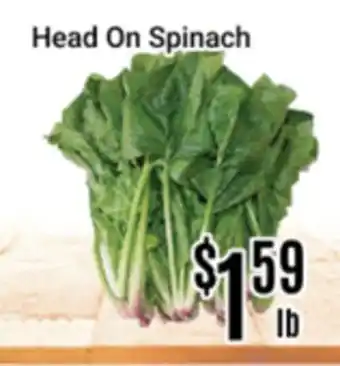 Nations Fresh Foods Head On Spinach offer