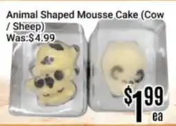 Nations Fresh Foods Animal Shaped Mousse Cake (Cow / Sheep) offer