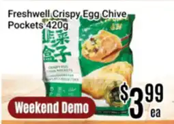Nations Fresh Foods Freshwell Crispy Egg Chive Pockets offer