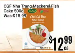 Nations Fresh Foods CGF Nha Trang Mackerel Fish Cake offer