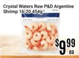 Nations Fresh Foods Crystal Waters Raw P&D Argentine Shrimp offer