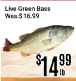 Nations Fresh Foods Live Green Bass offer