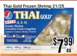 Nations Fresh Foods Thai Gold Frozen Shrimp 21/25 offer