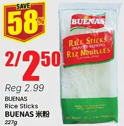 Terra Foodmart BUENAS Rice Sticks offer