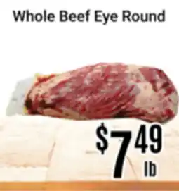 Nations Fresh Foods Whole Beef Eye Round offer