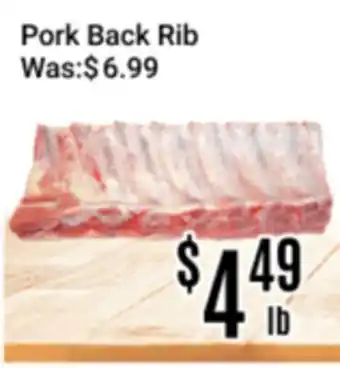 Nations Fresh Foods Pork Back Rib offer