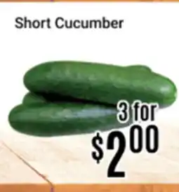 Nations Fresh Foods Short Cucumber offer