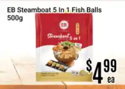 Nations Fresh Foods EB Steamboat 5 In 1 Fish Balls offer