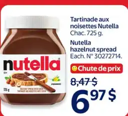 Walmart Nutella hazelnut spread offer