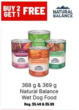 Ren’s Pets Depot Natural Balance Wet Dog Food offer