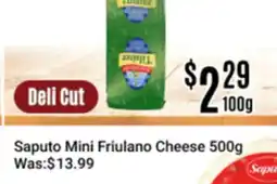 Nations Fresh Foods Saputo Mini Friulano Cheese offer