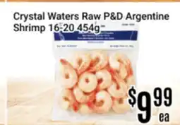 Nations Fresh Foods Crystal Waters Raw P&D Argentine Shrimp 16-20 offer