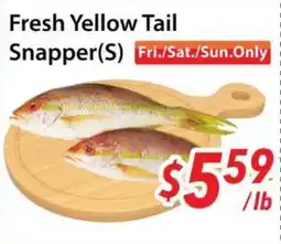 Bestco Food Mart Fresh Yellow Tail Snapper(S) offer