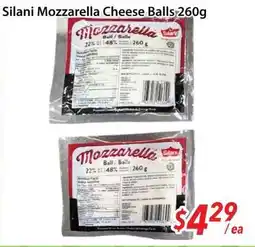 Bestco Food Mart Silani Mozzarella Cheese Balls offer