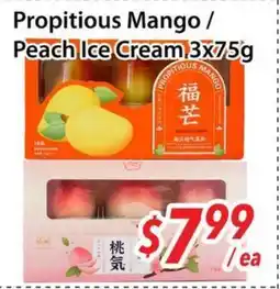 Bestco Food Mart Propitious Mango / Peach Ice Cream offer