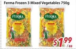 Bestco Food Mart Ferma Frozen 3 Mixed Vegetables offer