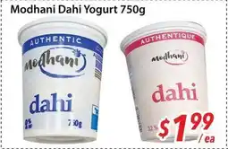 Bestco Food Mart Modhani Dahi Yogurt offer