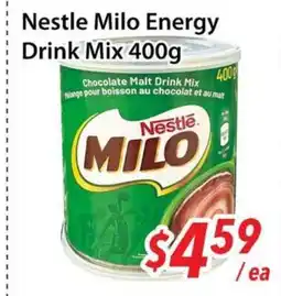 Bestco Food Mart Nestle Milo Energy Drink Mix offer