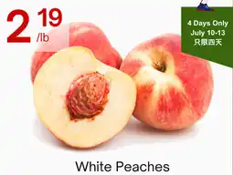 Lucky Supermarket White Peaches offer