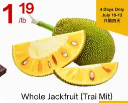 Lucky Supermarket Whole Jackfruit offer